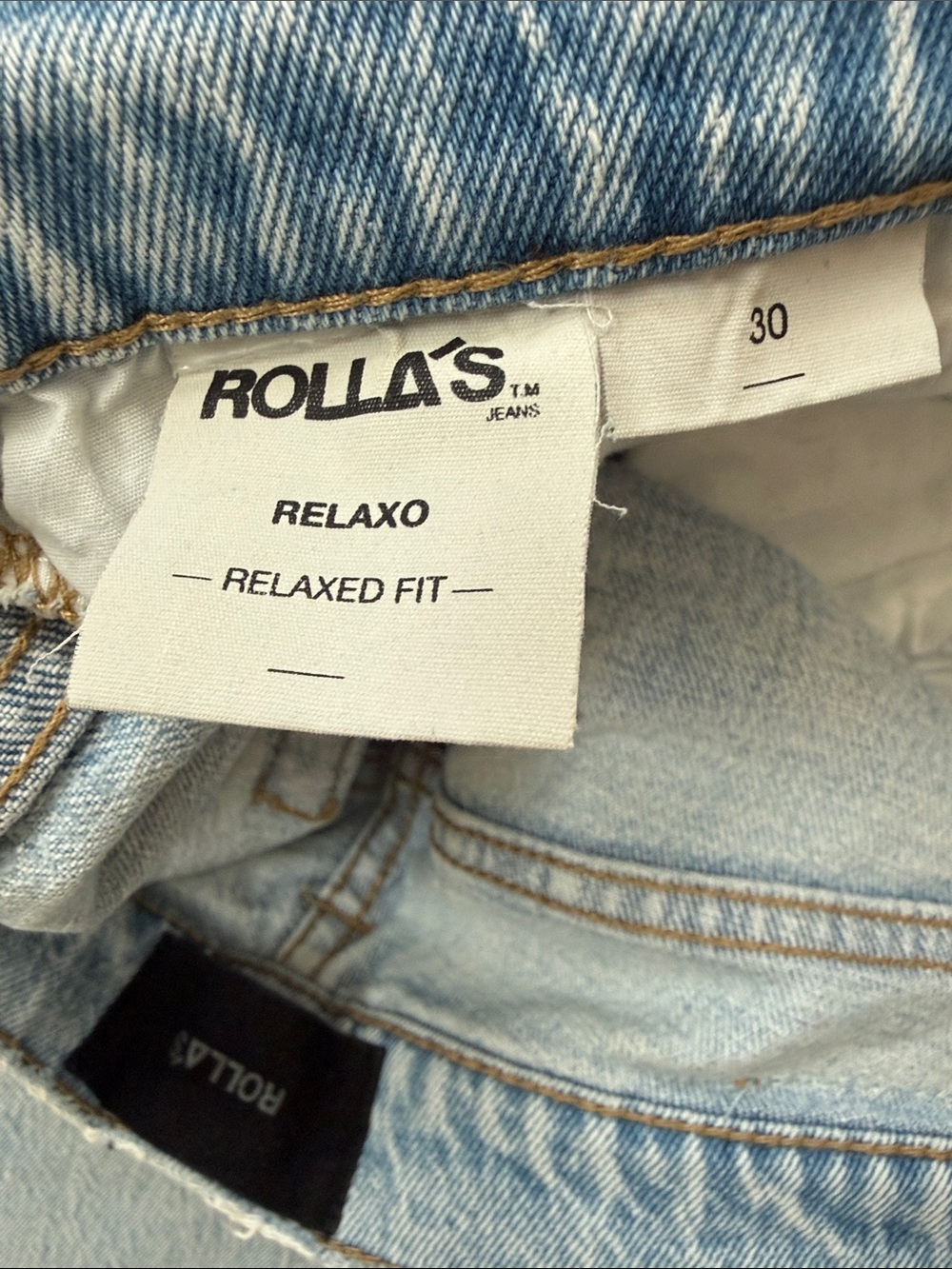 ROLLA'S Relaxo Chop - Men’s Light Blue Relaxed Jeans - Picture 2 of 5